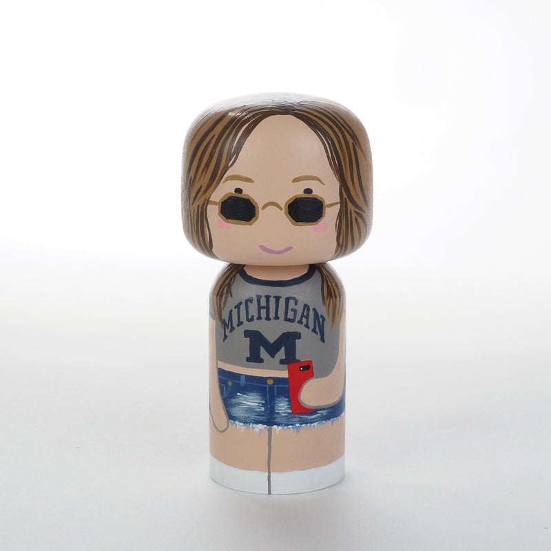 Custom Family and Friends Portrait on Kokeshi Dolls