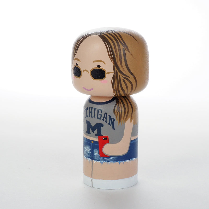 Custom Family and Friends Portrait on Kokeshi Dolls