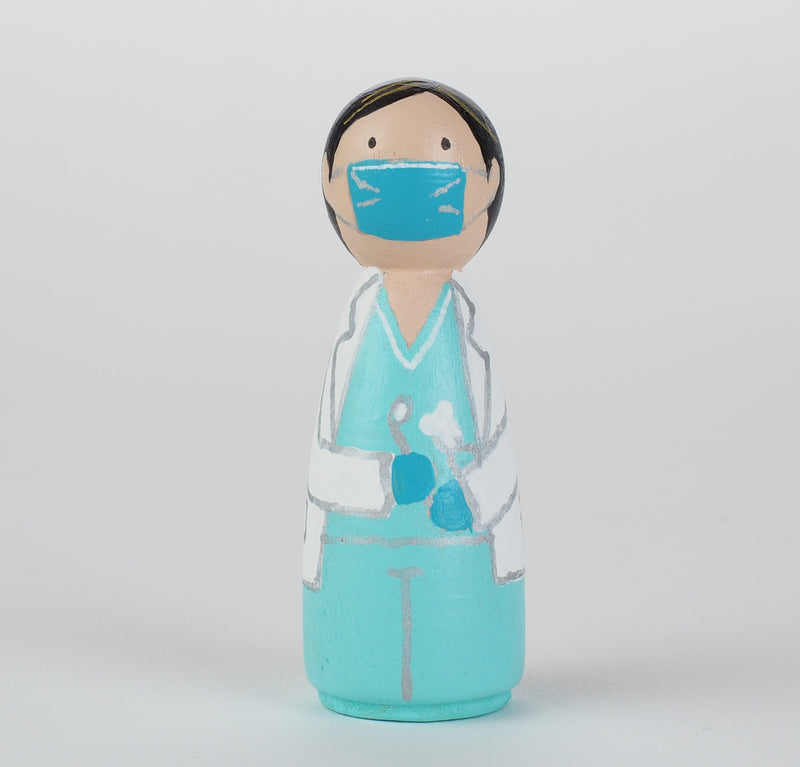 Occupational gift - Dentist Peg Dolls