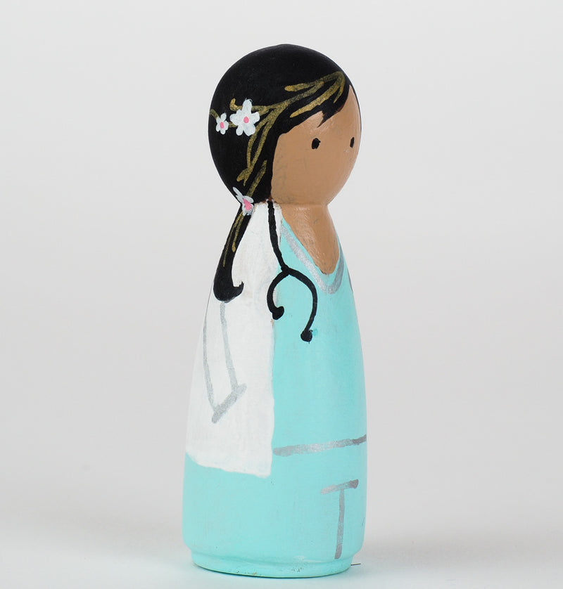 Occupational gift - Peg Dolls.  Give something unique and personalized.  Custom peg dolls of your family, friends, or colleagues!  They are hand-painted that show the uniqueness of each individual with their hobbies or occupations.  This will definitely touch the heart and bring smiles.  These are great for birthdays, anniversary, parent's gifts, grandparent’s gifts, retirement, graduations, communion, colleague’s going away gift, or any other occasions.
