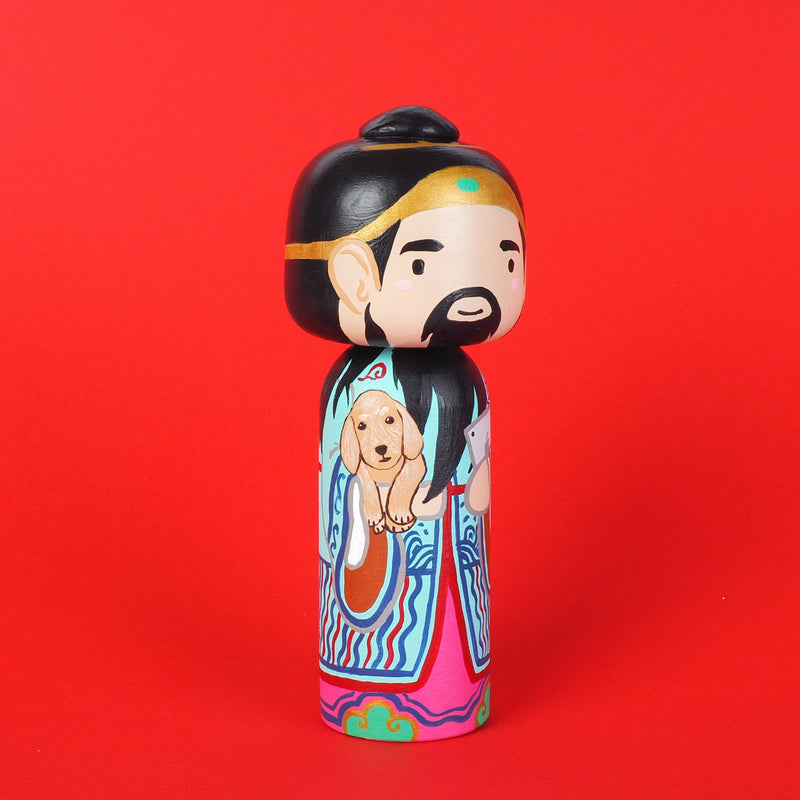 East Meets West Kokeshi - Asian & Western Culture - Fuk Luk Sau Home Decor