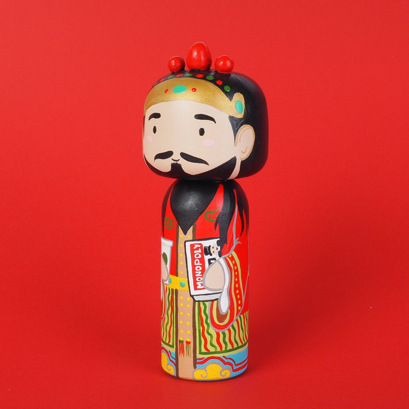 East Meets West Kokeshi - Asian & Western Culture - Fuk Luk Sau Home Decor