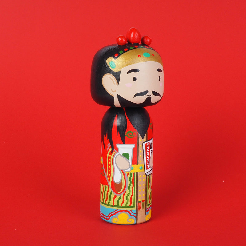 East Meets West Kokeshi - Asian & Western Culture - Fuk Luk Sau Home Decor