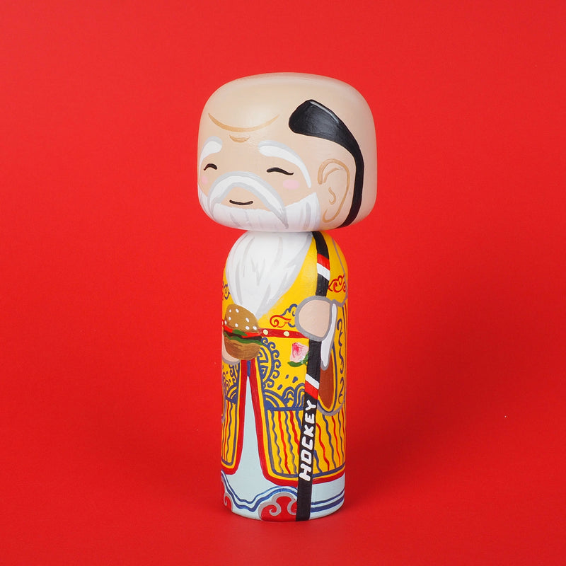 East Meets West Kokeshi - Asian & Western Culture - Fuk Luk Sau Home Decor