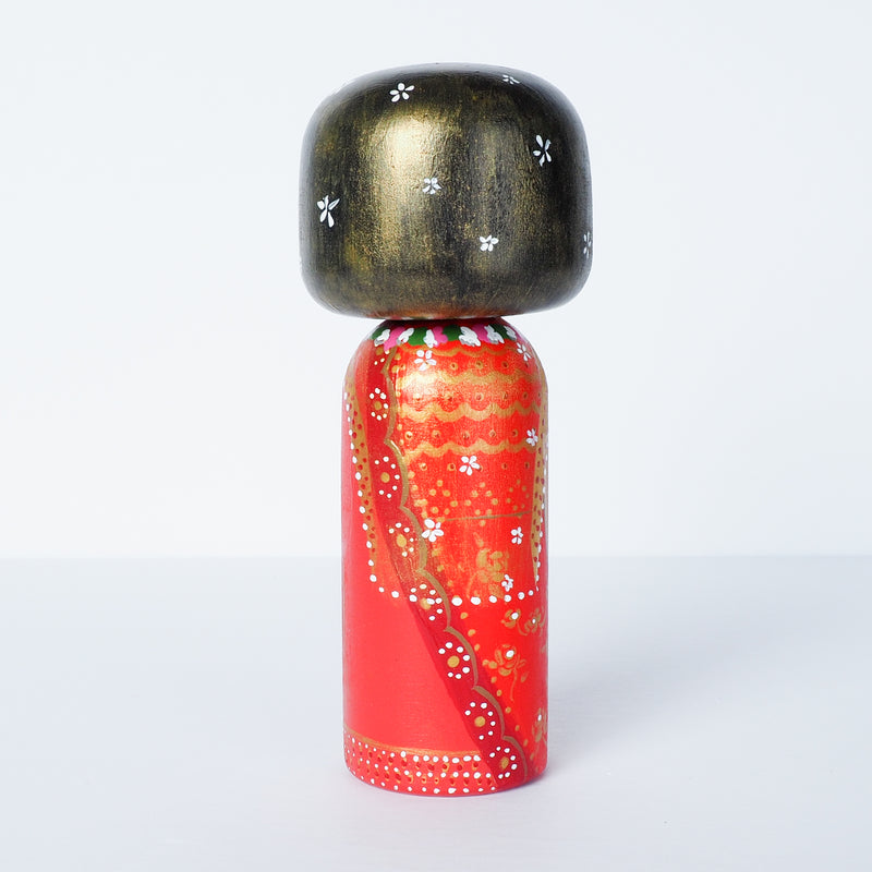 Indian Wedding Kokeshi Dolls