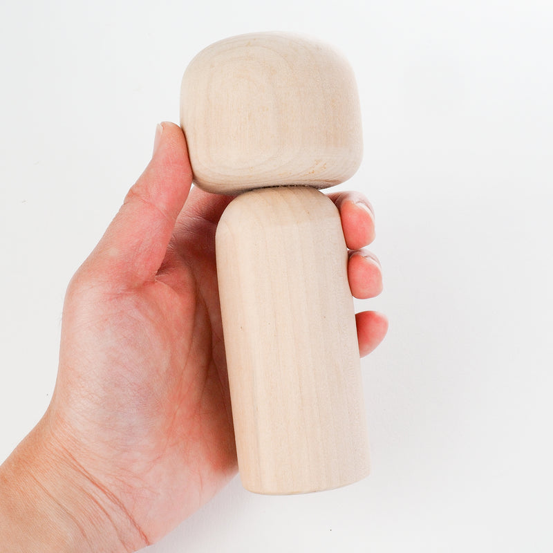 Kokeshi and peg doll