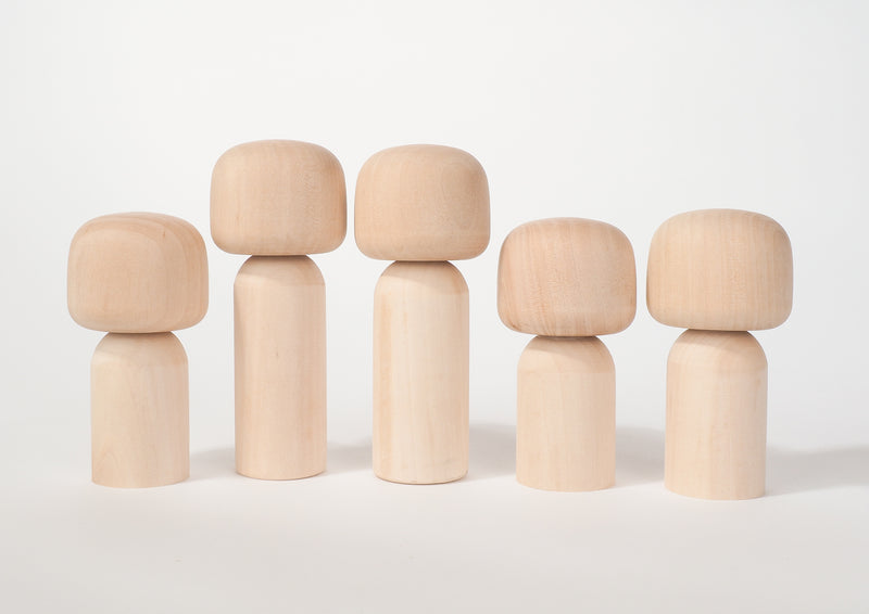 Canada is Not for Sale-themed Custom Kokeshi