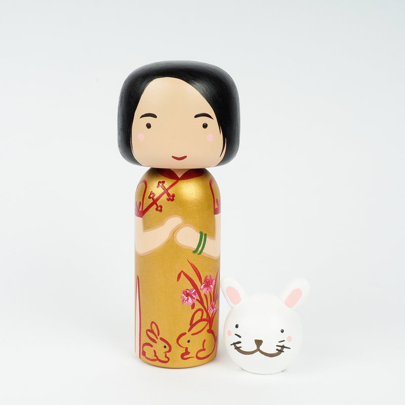 This Lunar New Year is the Year of the Rabbit. Introducing our new Year of the Rabbit Kokeshi dolls, Peg Dolls! Give something unique this new year. Do you know anyone who was born in 1939, 1951, 1963, 1975, 1987, 1999, 2011, 2023? They are hand-painted with love.