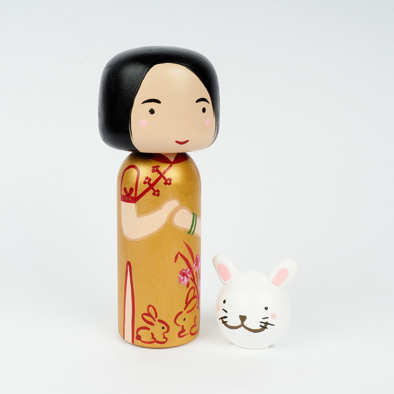This Lunar New Year is the Year of the Rabbit. Introducing our new Year of the Rabbit Kokeshi dolls, Peg Dolls! Give something unique this new year. Do you know anyone who was born in 1939, 1951, 1963, 1975, 1987, 1999, 2011, 2023? They are hand-painted with love.