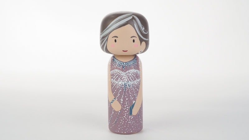 Father of the Bride - Large Custom Wedding Peg Dolls or Kokeshi Dolls
