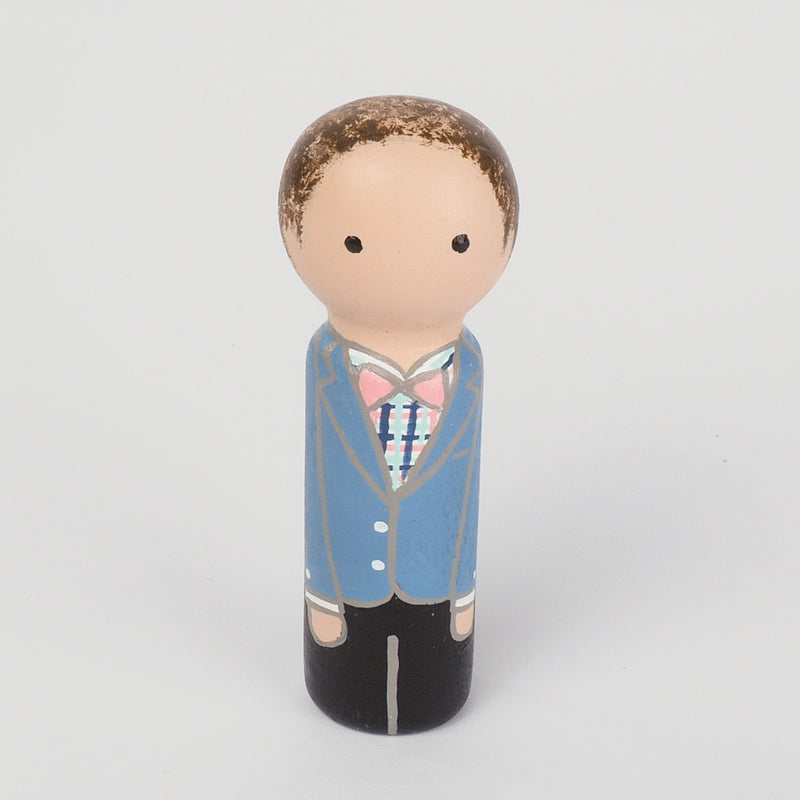 Give something unique and personalized.  Custom peg dolls of your family!  They are hand-painted that show the uniqueness of each individual in your family.  This will definitely touch the heart and bring smiles, may be even happy tears to your family.   These are great for Mother's Day gift, parent's gifts, grandparent’s gifts, birthdays, anniversary gifts, couples’ gifts, or any other occasions.