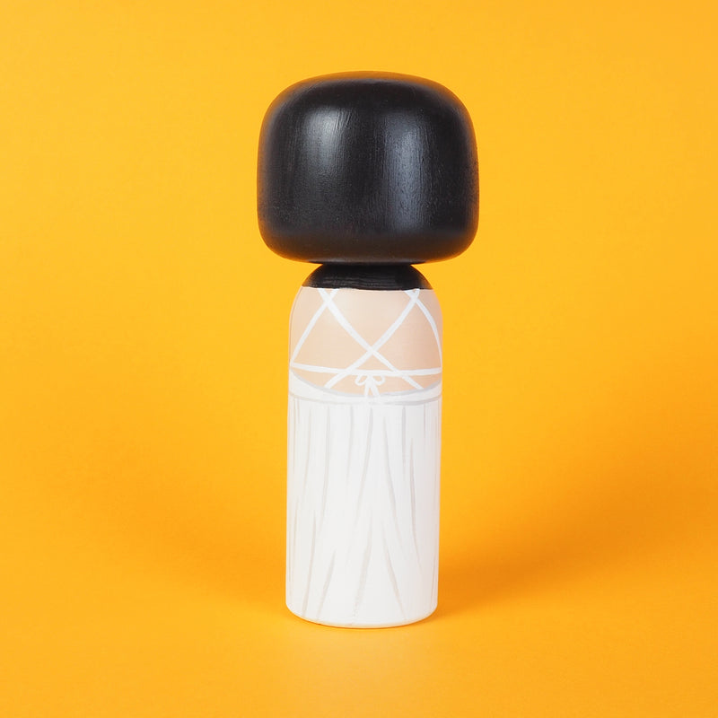 wedding portrait kokeshi dolls