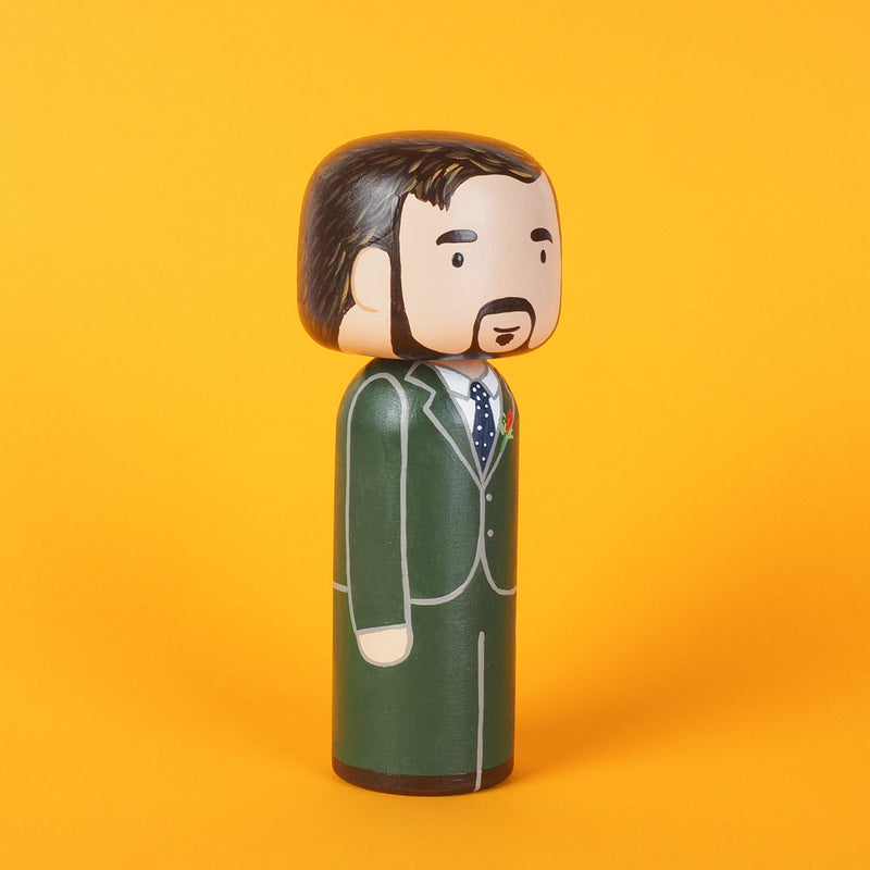 wedding portrait kokeshi dolls