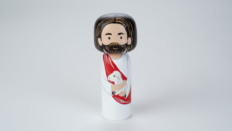 Any 3 Mix and Match hand-painted Kokeshi Dolls