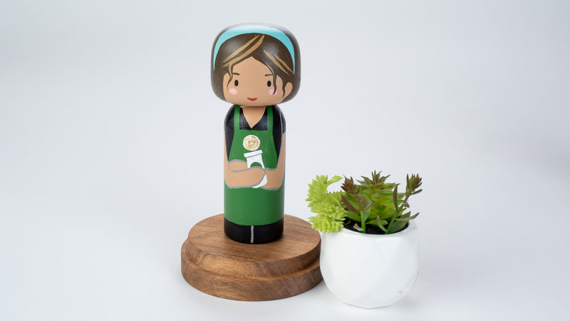 Introducing our new hobby and occupational Kokeshi dolls!  Give something unique and personalized.  Customize a hobby or occupation of your family, friends, or colleagues on Kokeshi dolls!  They are hand-painted with love that show the uniqueness of each individual. 