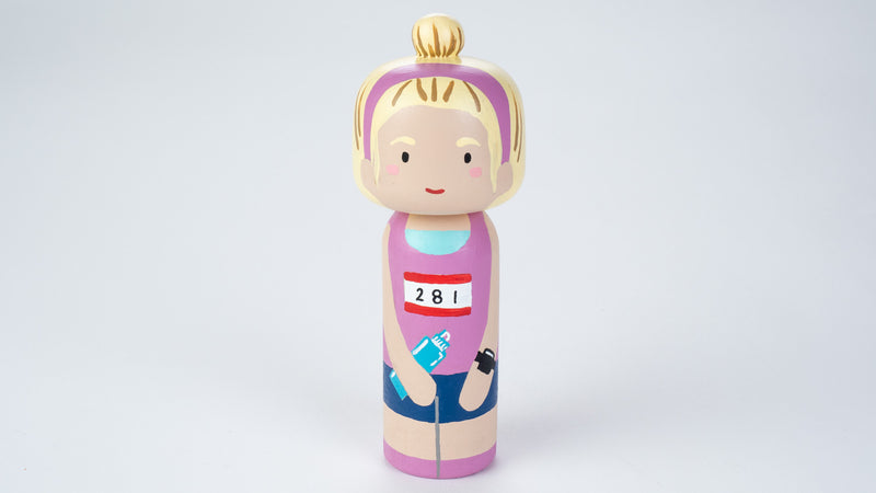 Any 3 Mix and Match hand-painted Kokeshi Dolls