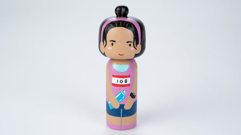Runner - Hobby and Occupational Kokeshi Dolls