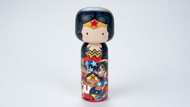 Introducing our new upcycled superhero Kokeshi dolls!  These Kokeshi are made using used comics or books and are carefully hand-painted to match the character and theme of the books.  We spark the joy back of used books and upcycle it to something that is unique and personalized.  They are all truly one of a kind.