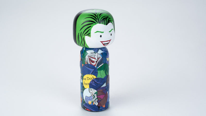 Introducing our new upcycled superhero 2-in-2 Kokeshi dolls!  These Kokeshi are made using used comics or books and are carefully hand-painted to match the character and theme of the books.  On one side, it is one character and turn it around and you'll find another character.  We spark the joy back of used books and upcycle it to something that is unique and personalized.  They are all truly one of a kind.