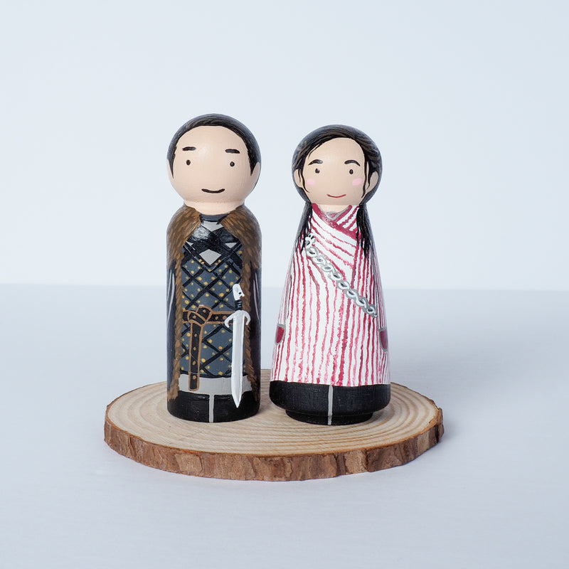 Family and Friends Portrait on Mini wooden dolls - Gift Certificate