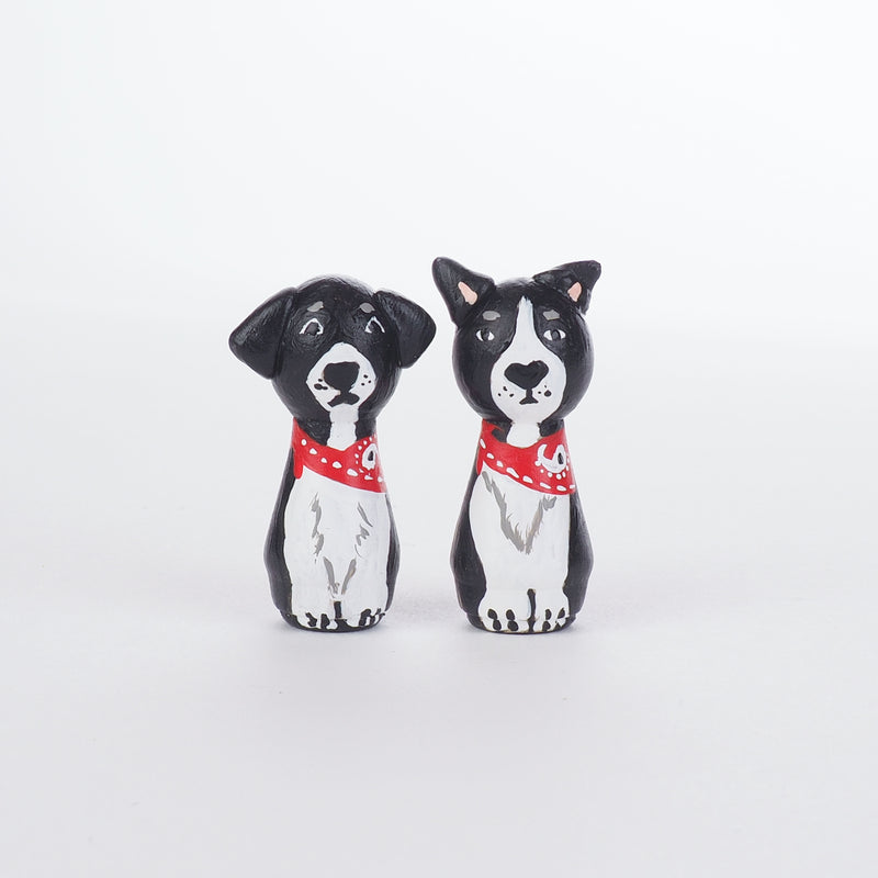 Give something unique and personalized.  Custom peg dolls of your family!  They are hand-painted that show the uniqueness of each individual in your family.  This will definitely touch the heart and bring smiles, may be even happy tears to your family.   These are great for Christmas gifts, parent's gifts, grandparent’s gifts, birthdays, anniversary gifts, couples’ gifts, or any other occasions.