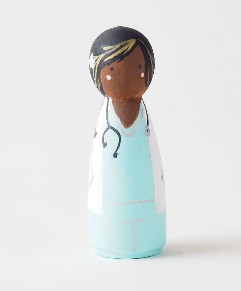 Occupational gift - Peg Dolls.  Give something unique and personalized.  Custom peg dolls of your family, friends, or colleagues!  They are hand-painted that show the uniqueness of each individual with their hobbies or occupations.  This will definitely touch the heart and bring smiles.  These are great for birthdays, anniversary, parent's gifts, grandparent’s gifts, retirement, graduations, communion, colleague’s going away gift, or any other occasions.