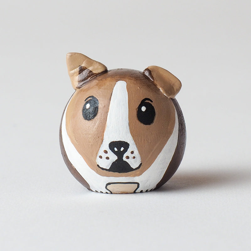 Puppy Peg Dolls – Unique pet portrait for pet owners.  Custom dog portrait on a wooden peg doll!  The pet peg doll is hand-painted that show the uniqueness of the pet.  What a unique gift for pet owners or for yourself.  Perfect and unique gift for dog lovers!  It is also a great gift for pet memorials.  It will touch the heart.