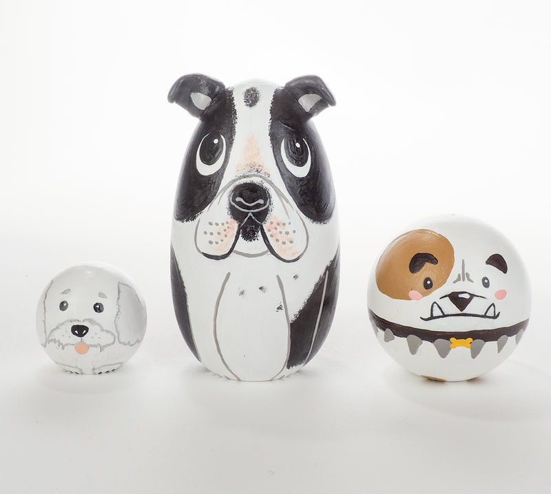 Dog Peg Dolls – Unique pet portrait for pet owners
