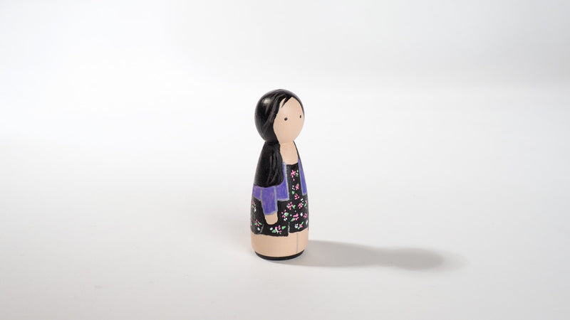 Give something unique and personalized.  Custom peg dolls of your family!  They are hand-painted that show the uniqueness of each individual in your family.  This will definitely touch the heart and bring smiles, may be even happy tears to your family.   These are great for parent's gifts, grandparent’s gifts, birthdays, anniversary gifts, couples’ gifts, or any other occasions.