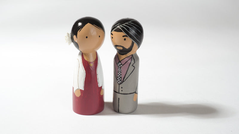Give something unique and personalized.  Custom peg dolls of your family!  They are hand-painted that show the uniqueness of each individual in your family.  This will definitely touch the heart and bring smiles, may be even happy tears to your family.   These are great for parent's gifts, grandparent’s gifts, birthdays, anniversary gifts, couples’ gifts, or any other occasions.