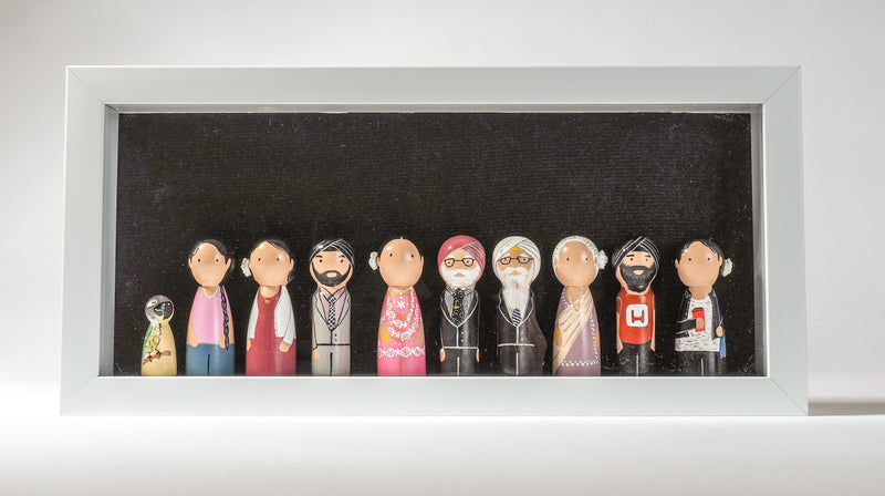 Give something unique and personalized.  Custom peg dolls of your family!  They are hand-painted that show the uniqueness of each individual in your family.  This will definitely touch the heart and bring smiles, may be even happy tears to your family.   These are great for parent's gifts, grandparent’s gifts, birthdays, anniversary gifts, couples’ gifts, or any other occasions.