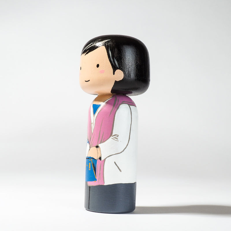 Introducing our new family portrait Kokeshi dolls!  Give something unique and personalized.  Customize your family or friends on Kokeshi dolls!  They are hand-painted with love that show the uniqueness of each individual.   This will definitely touch the heart and bring smiles of your special someone.  These are great for birthdays, Christmas, anniversary, parent's gifts, grandparent’s gifts, retirement, graduations, colleague’s going away gift, or any other occasions.