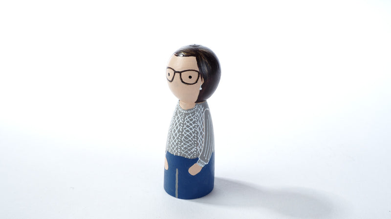 Give something unique and personalized.  Custom peg dolls of your family!  They are hand-painted that show the uniqueness of each individual in your family.  This will definitely touch the heart and bring smiles, may be even happy tears to your family.   These are great for parent's gifts, grandparent’s gifts, birthdays, anniversary gifts, couples’ gifts, or any other occasions.