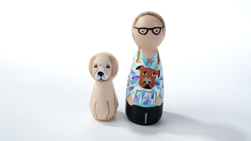 Give something unique and personalized.  Custom peg dolls of your family!  They are hand-painted that show the uniqueness of each individual in your family.  This will definitely touch the heart and bring smiles, may be even happy tears to your family.   These are great for parent's gifts, grandparent’s gifts, birthdays, anniversary gifts, couples’ gifts, or any other occasions.