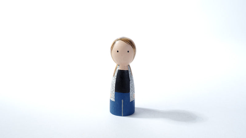Give something unique and personalized.  Custom peg dolls of your family!  They are hand-painted that show the uniqueness of each individual in your family.  This will definitely touch the heart and bring smiles, may be even happy tears to your family.   These are great for parent's gifts, grandparent’s gifts, birthdays, anniversary gifts, couples’ gifts, or any other occasions.