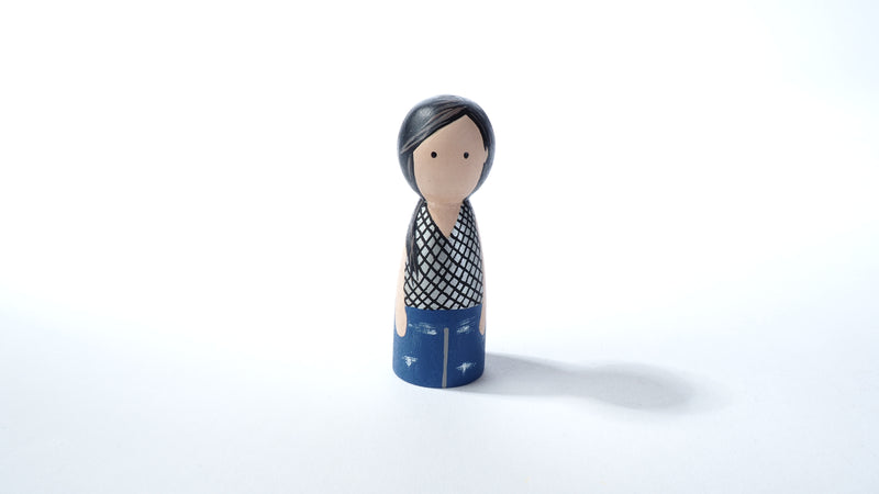 Give something unique and personalized.  Custom peg dolls of your family!  They are hand-painted that show the uniqueness of each individual in your family.  This will definitely touch the heart and bring smiles, may be even happy tears to your family.   These are great for parent's gifts, grandparent’s gifts, birthdays, anniversary gifts, couples’ gifts, or any other occasions.