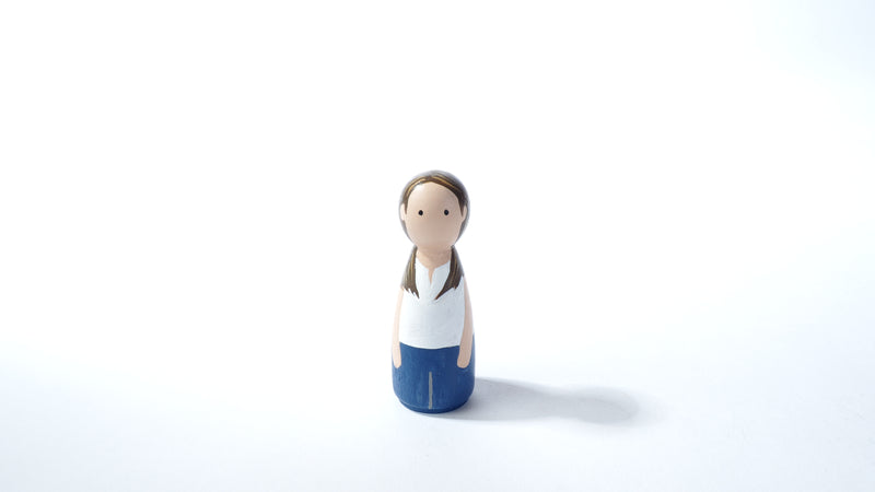 Give something unique and personalized.  Custom peg dolls of your family!  They are hand-painted that show the uniqueness of each individual in your family.  This will definitely touch the heart and bring smiles, may be even happy tears to your family.   These are great for parent's gifts, grandparent’s gifts, birthdays, anniversary gifts, couples’ gifts, or any other occasions.