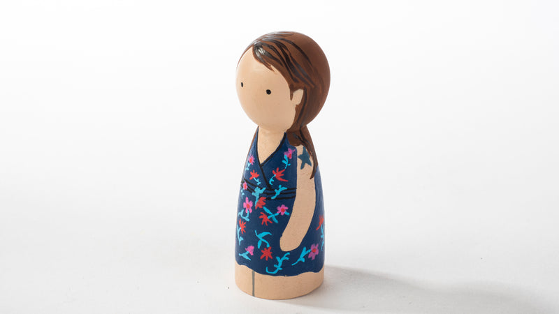 Give something unique and personalized.  Custom peg dolls of your family!  They are hand-painted that show the uniqueness of each individual in your family.  This will definitely touch the heart and bring smiles, may be even happy tears to your family.   These are great for parent's gifts, grandparent’s gifts, birthdays, anniversary gifts, couples’ gifts, or any other occasions.