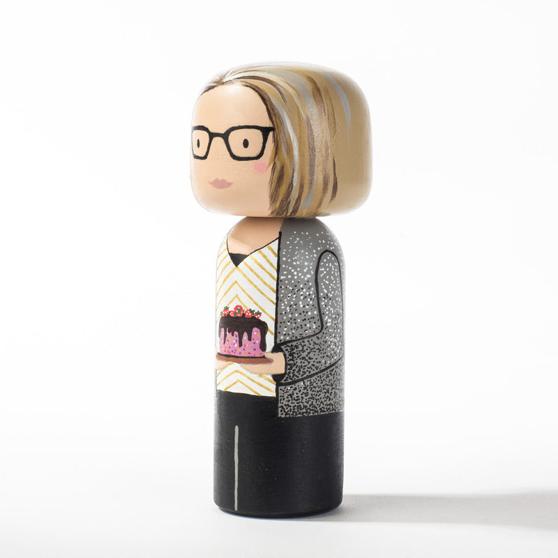 Introducing our new family portrait Kokeshi dolls!  Give something unique and personalized.  Customize your family, friends, or colleagues on Kokeshi dolls!  They are hand-painted with love that show the uniqueness of each individual.   This will definitely touch the heart and bring smiles of your special someone.  These are great for birthdays, Christmas, anniversary, parent's gifts, grandparent’s gifts, retirement, graduations, colleague’s going away gift, or any other occasions.