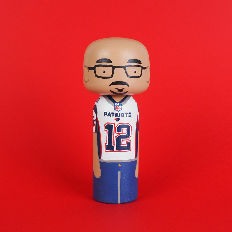 Custom Sports Fans Family and Friends Portrait - Kokeshi Dolls