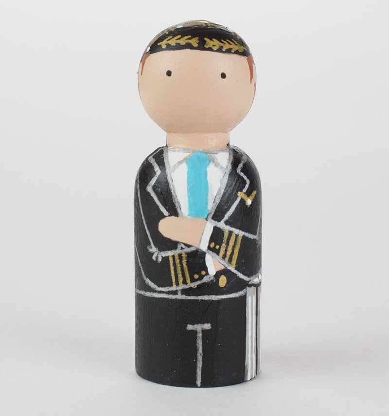 Occupational gift - Pilot Peg Dolls