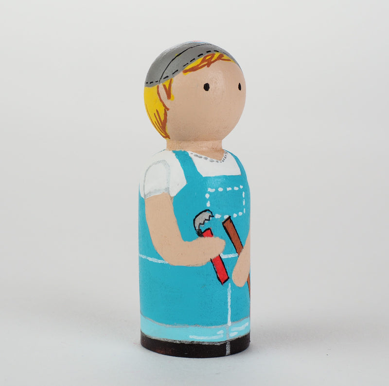 Occupational gift - Plumber and Home fixer Peg Dolls
