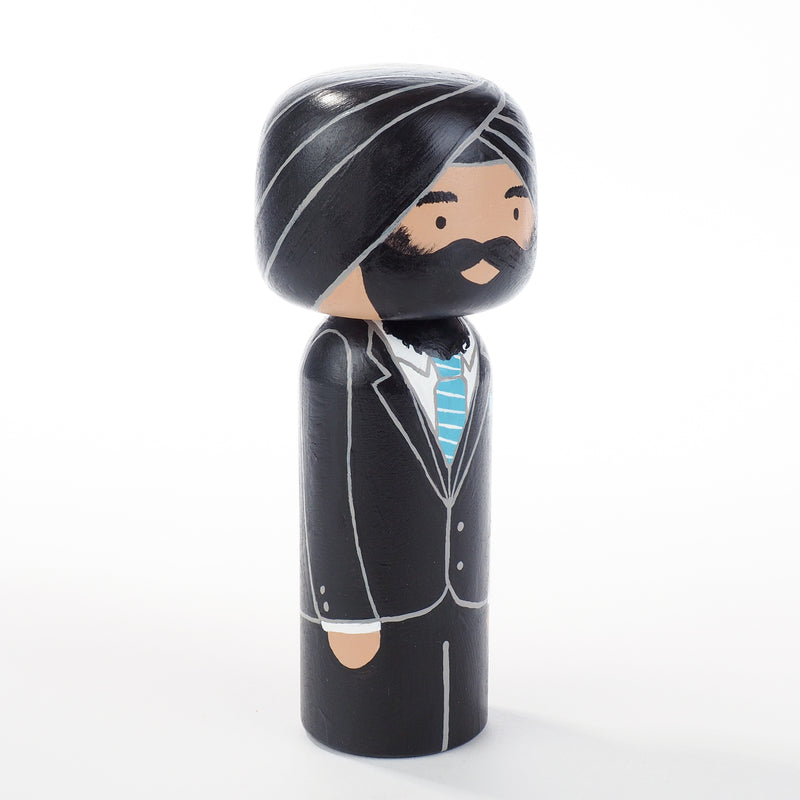 Indian Wedding Kokeshi Dolls