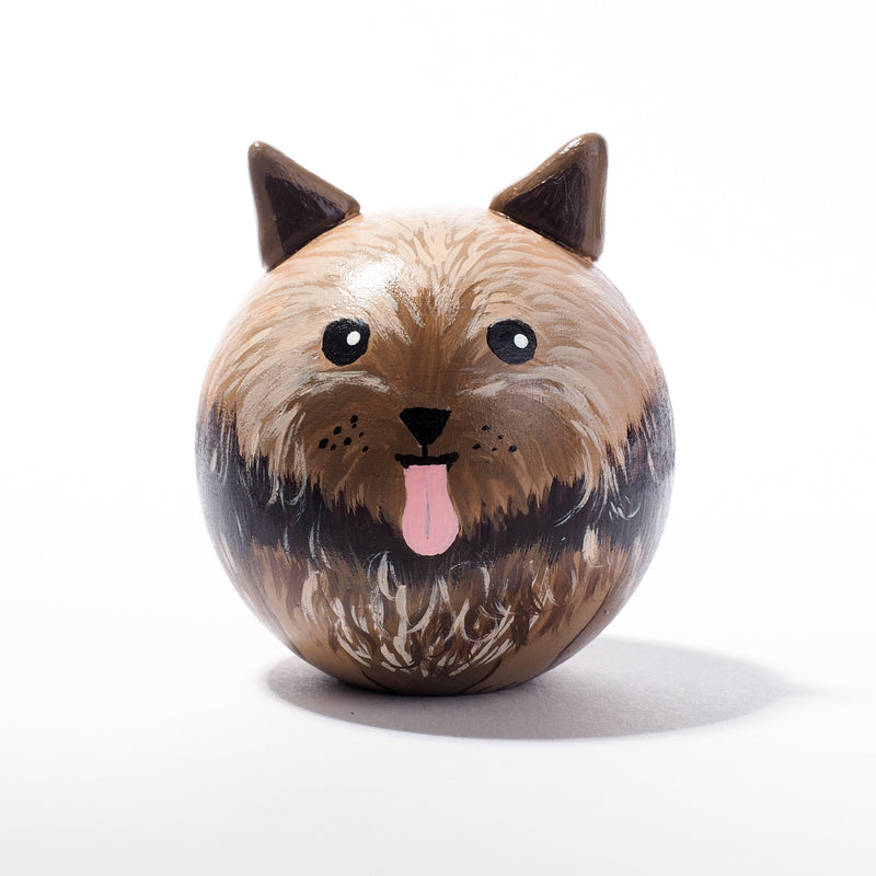 Custom dog portrait on a wooden peg doll!  The pet peg doll is hand-painted that shows the uniqueness of the dog.  What a unique gift for pet owners or for yourself.  Perfect and unique gift for dog lovers!  It is also a great gift for pet memorials.  It will touch the heart.