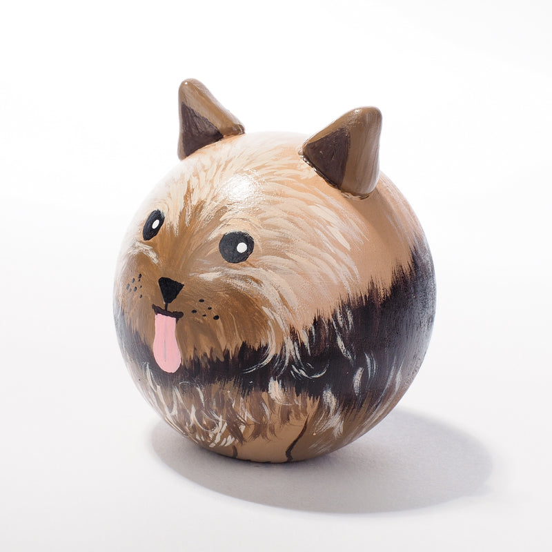Custom dog portrait on a wooden peg doll!  The pet peg doll is hand-painted that shows the uniqueness of the dog.  What a unique gift for pet owners or for yourself.  Perfect and unique gift for dog lovers!  It is also a great gift for pet memorials.  It will touch the heart.