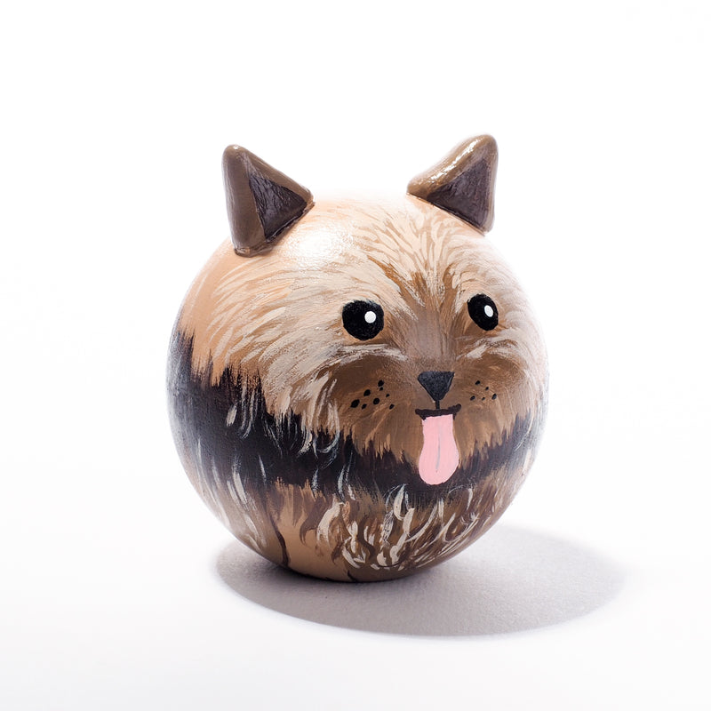 Custom dog portrait on a wooden peg doll!  The pet peg doll is hand-painted that shows the uniqueness of the dog.  What a unique gift for pet owners or for yourself.  Perfect and unique gift for dog lovers!  It is also a great gift for pet memorials.  It will touch the heart.