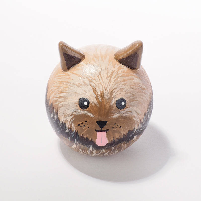 Custom dog portrait on a wooden peg doll!  The pet peg doll is hand-painted that shows the uniqueness of the dog.  What a unique gift for pet owners or for yourself.  Perfect and unique gift for dog lovers!  It is also a great gift for pet memorials.  It will touch the heart.