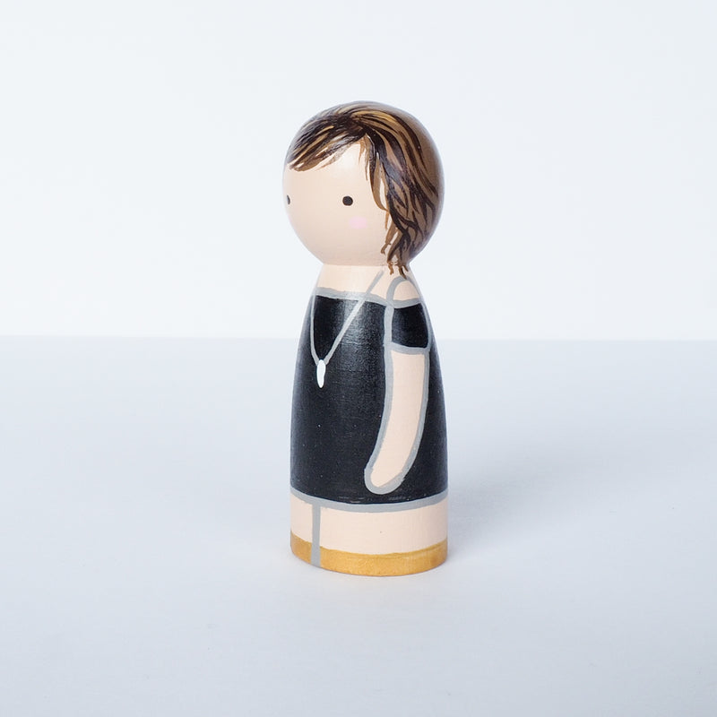Father's Day gift - Family portrait mini Peg Dolls
