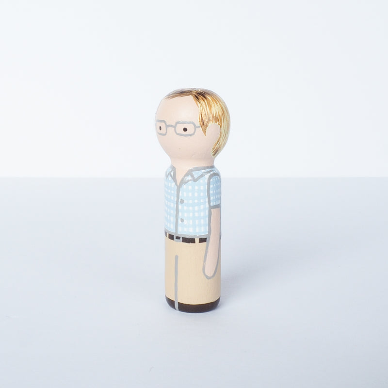 Father's Day gift - Family portrait mini Peg Dolls