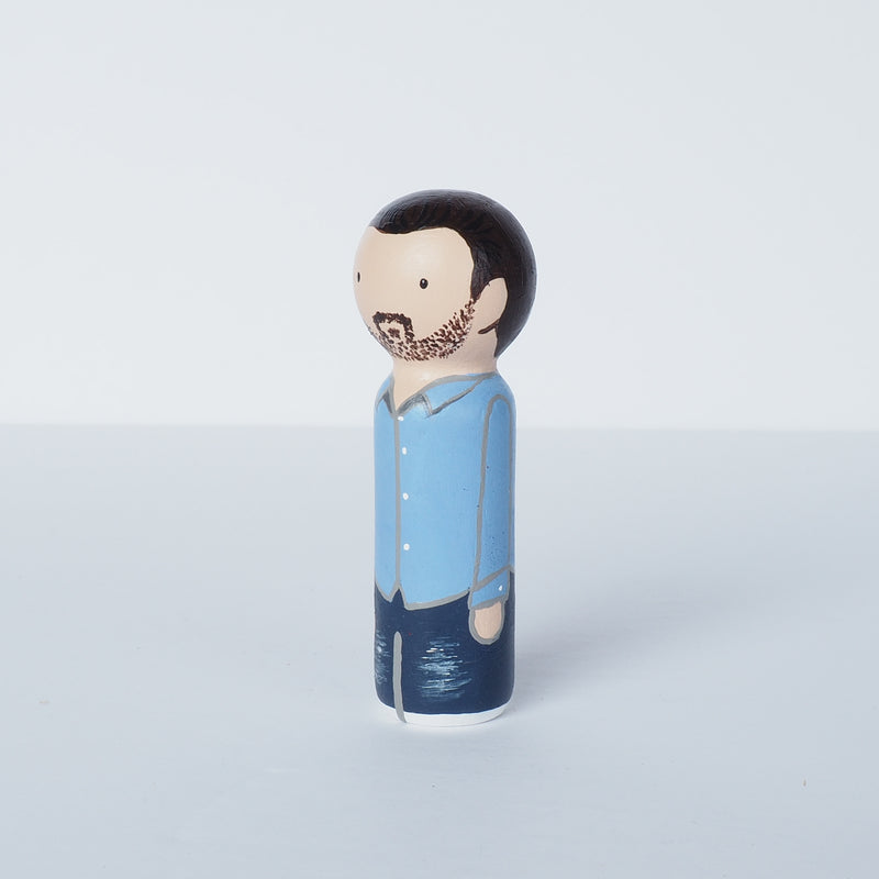 Family Peg Dolls with pets